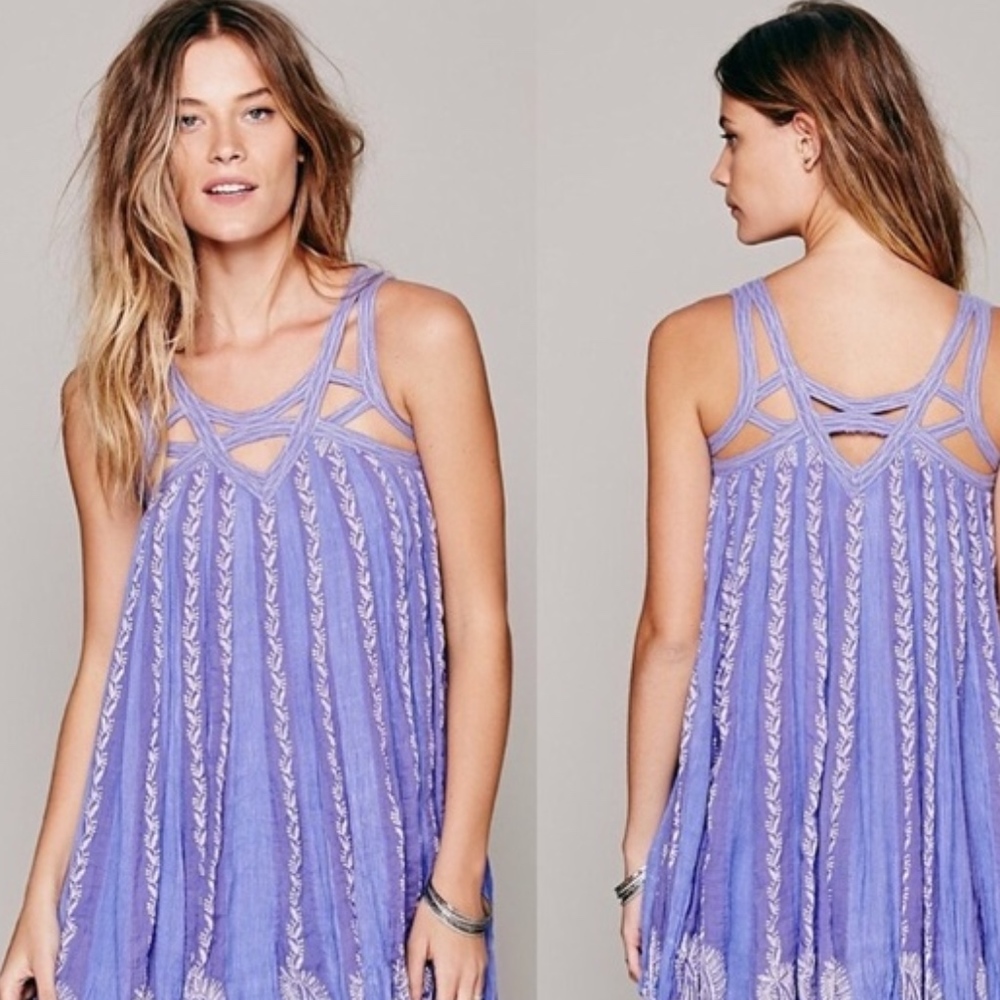 Free People One Paisley Vine Dress
